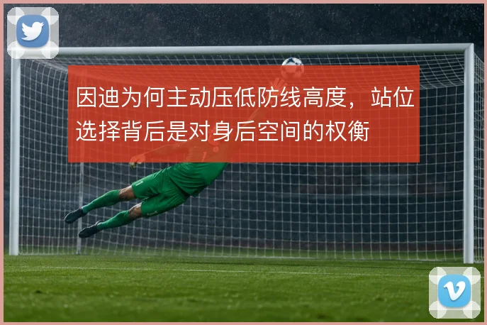 因迪为何主动压低防线高度，站位选择背后是对身后空间的权衡